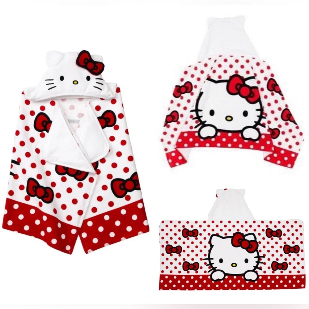*NEW* Hello Kitty Kids' Hooded Towel Wrap